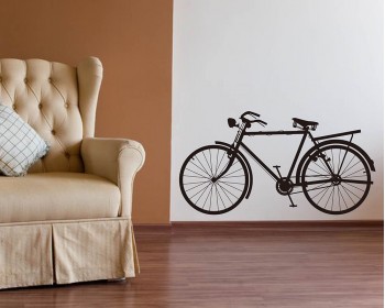 Bicycle Vinyl Decals Modern Wall Art Sticker